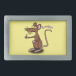 Rato castanho-bonito deita um desenho animado<br><div class="desc">Este rato marrom giro está a dar os polegares neste botão de desenho. Excelente para qualquer amante de rato!</div>