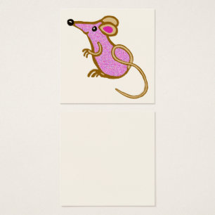 Rato cor-de-rosa pequeno