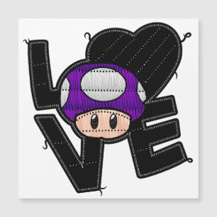 Rato de amor - Magneta roxa