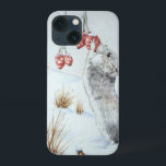 rato de campo bonito, vida selvagem da neve de inv<br><div class="desc">Este rato de madeira giro (também conhecido como rato de cauda longa) neste cobrir telefônico está a ter uma bolha num bocado coberto de neve suculenta de frutas vermelhas. Esta cena de neve de inverno faz uma bela cena de inverno nesta capa de telefone original e tenho certeza que fará...</div>