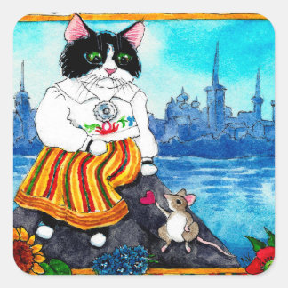 Rato de gato - adesivos folclóricos estonianos