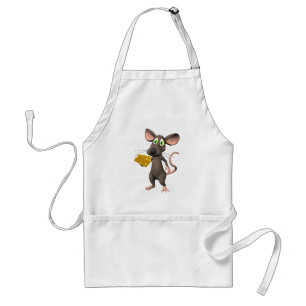 Rato de Toon com avental do queijo