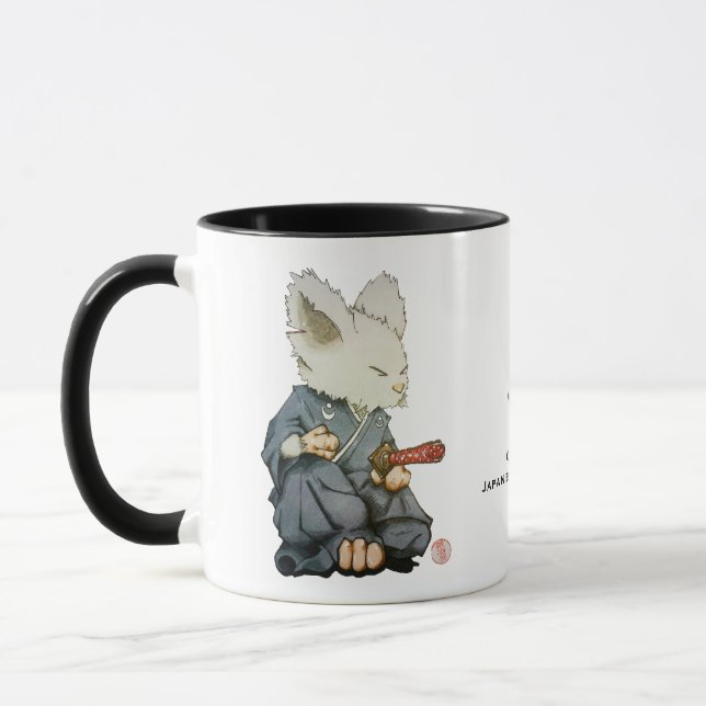 Rato do samurai na caneca de Tatehiza (Esquerda)