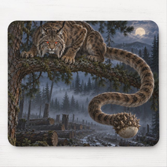Rato Espinhoso Criptídeo Mousepad - Paranormal  (Frente)