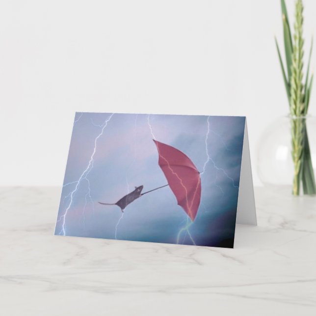 Rato no cartão da tempestade (Frente)