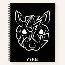 Rato Tribal Negro e Branco