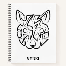 Rato Tribal Negro e Branco