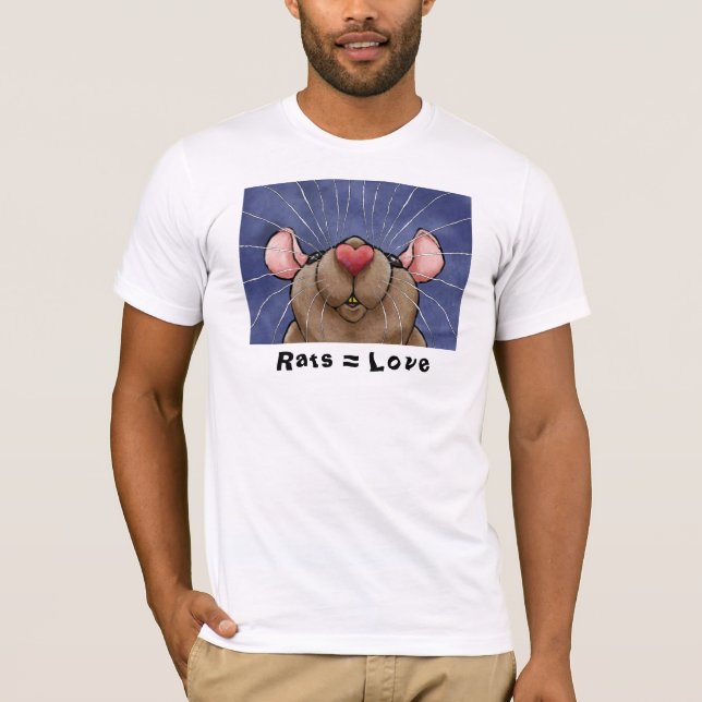 Ratos = Camiseta Amor de Rato (Frente)