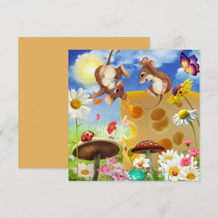 Ratos de Cartoon Animados com Tesouraria