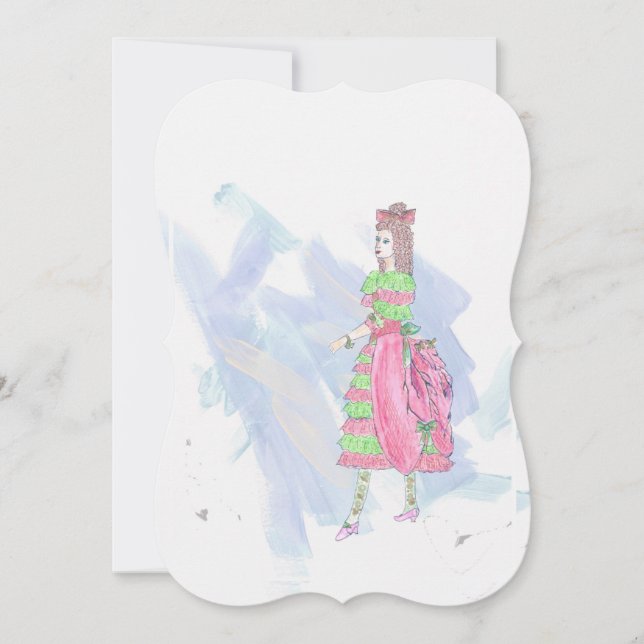 Ratos de Cinderela: Cartão de saudação Whina (Frente)