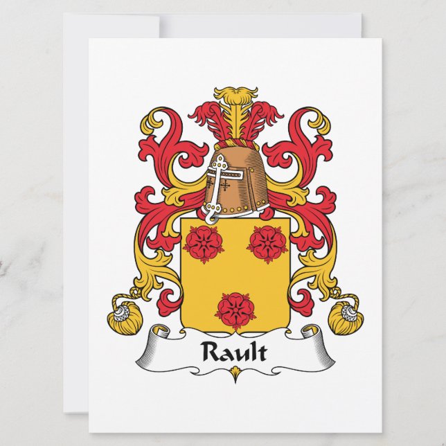 Rault Family Crest (Frente)