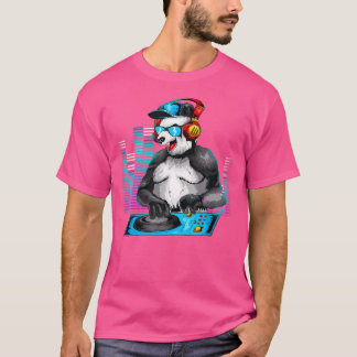 Rave Dj Camisetas Cute Panda Camisa Edm Rave Shi