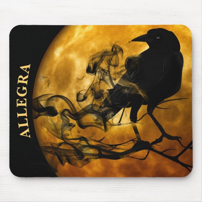 Raven Gel Mouse Pad (Frente)