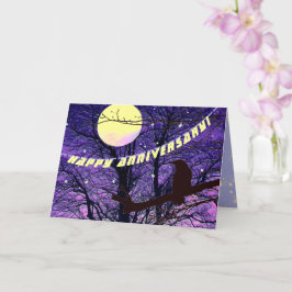 Raven, Lua, Sol, Estrelas, Cartão de Aniversário