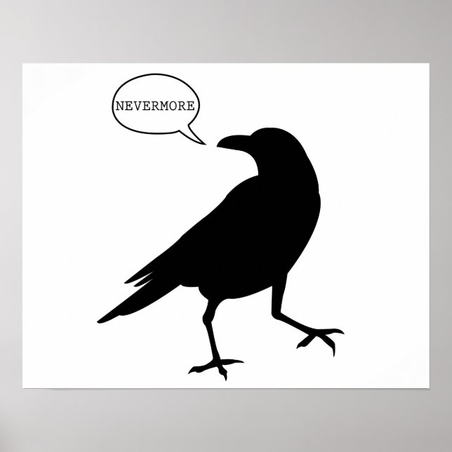 Raven Nevermore Poster (Frente)