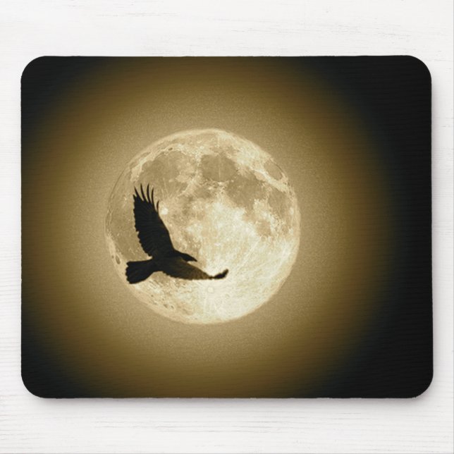 RavenMoonFlight Mousepad (Sepia) (Frente)