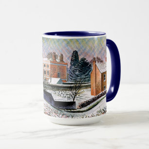 Ravilious - Vicariato no Inverno, caneca de arte f