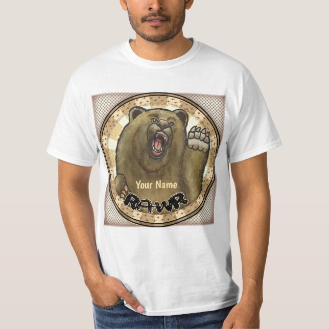 Rawr Bear T-Shirt (Frente)