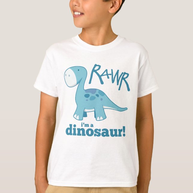 RAWR Eu sou uma T-Shirt do Dinossauro (Frente)