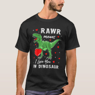 Rawr Quer Dizer Que Te Amo Em Namorados De Camisas