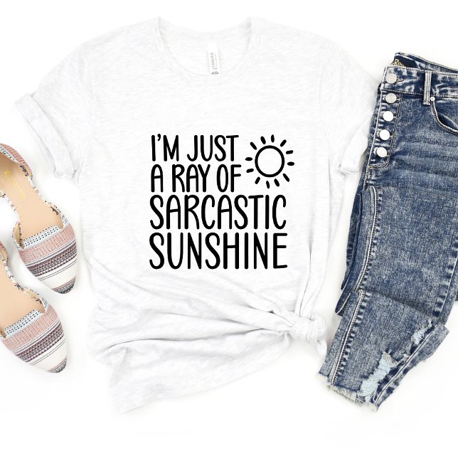 ...Ray da Sunshine Sarcasm Engraçado Meme T-shirt (Criador carregado)