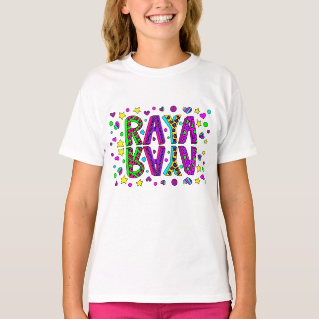 Raya Stars and Hearts T-Shirt (Frente)