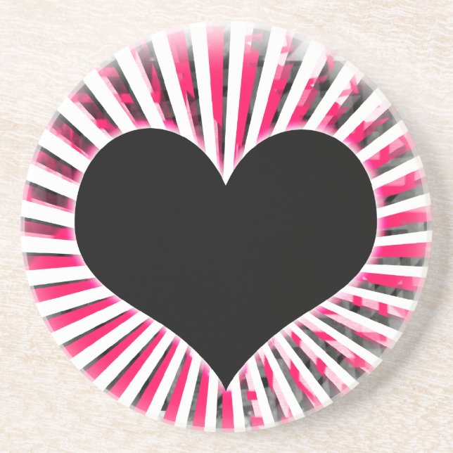 Rays of My Heart Porta copos (Frente)