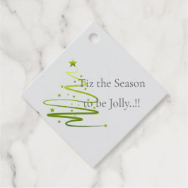 Razzle Dazzle - Etiqueta de presente de Natal