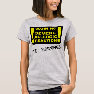 Reação Alergica Grave às Camisetas Divertidas da M