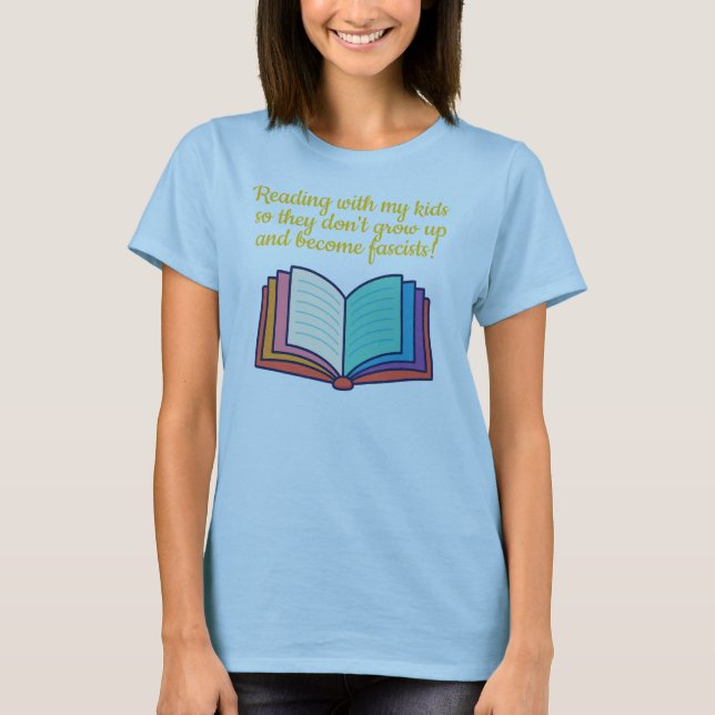 Reading With My Kids T-Shirt (Frente)