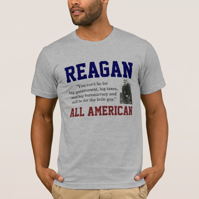 Reagan todo o t-shirt americano (Frente)