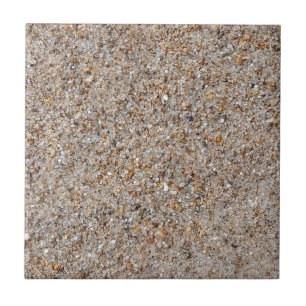 Real Beach Sand Grains - Azulejo cerâmico