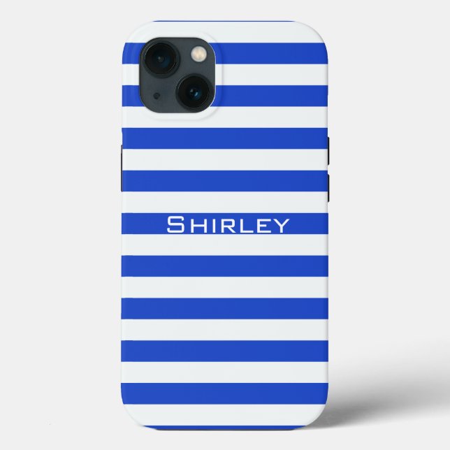 Real Blue Combination Stripes por Shirley Taylor (Verso)