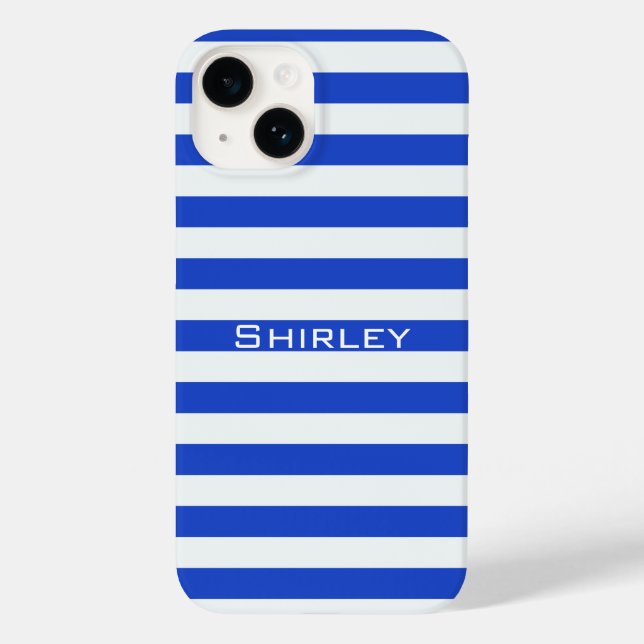 Real Blue Combination Stripes por Shirley Taylor (Verso)