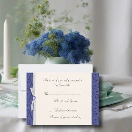 Real Blue Florentine RSVP