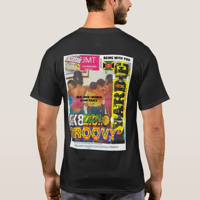 REAL HOMENS LENTO DANCE T-Shirt Básico Escuro (Verso)