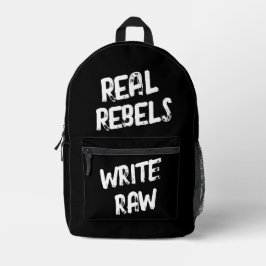 Real Rebels Write Raw, Cool Black