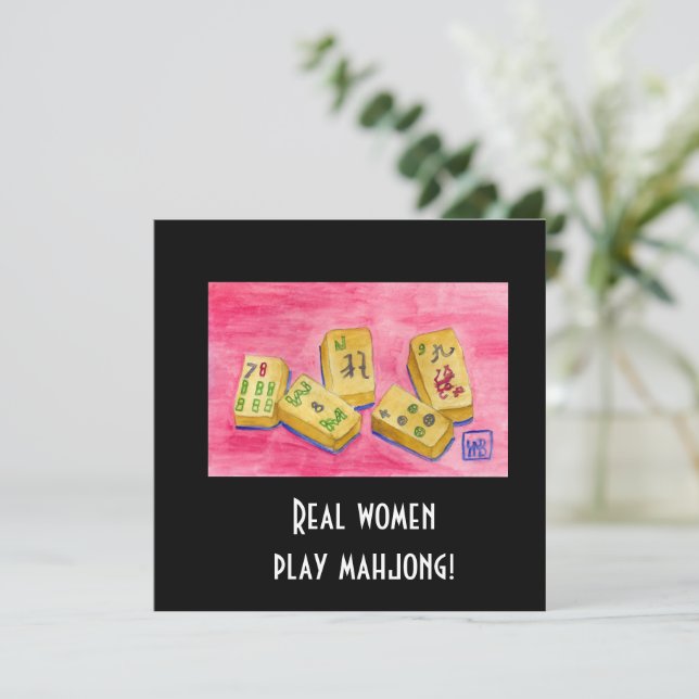 Real Women Play Mahjong (Em pé/Frente)