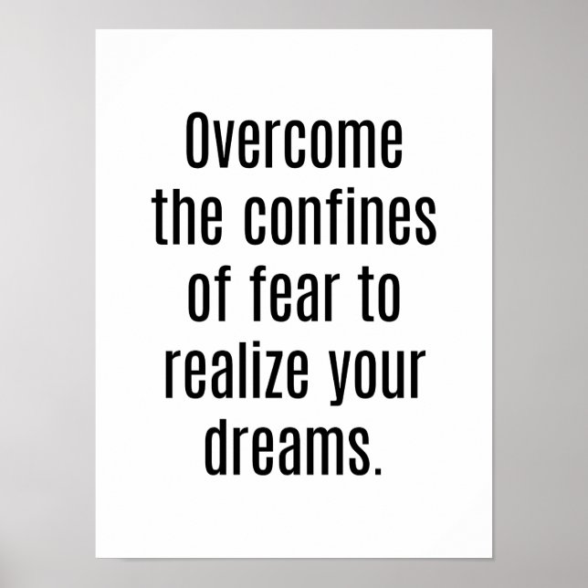 Realize seu Poster de Sonhos (Frente)