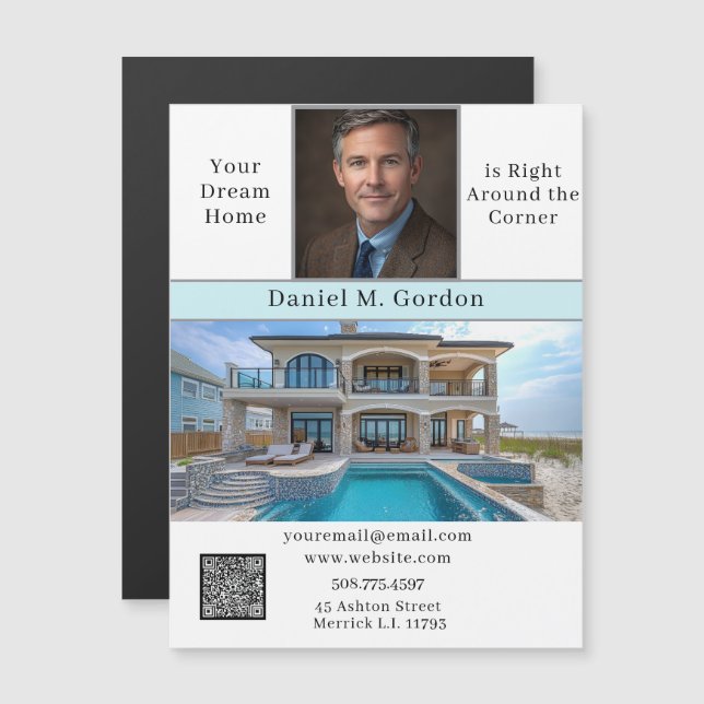 Realtor Real Estate Home Sales Rentals Business (Frente/Verso)