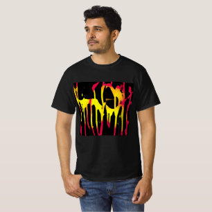 rebarbas e esporas e camiseta bacanal