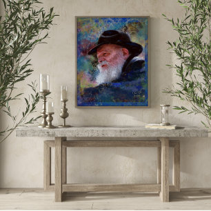 Rebbe Menachem Schenerson Giclee Art Impressão