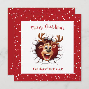 Rebelde invadiu um Cartão de Natal Engraçado