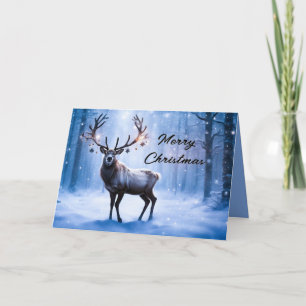 Rebelde no Cartão de Natal da Floresta Mágica