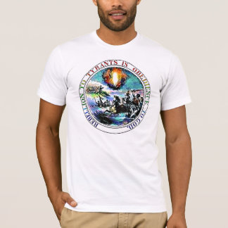 Rebelião ao t-shirt do selo de Thomas Jefferson