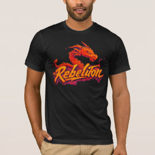 Rebelião de T-Shirt história do dragão 