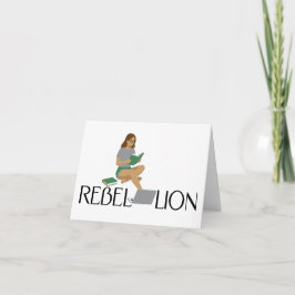 Rebellion Reading – Cartão de Agradecimento para A