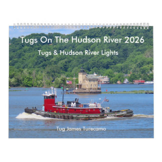 Rebocadores no Calendário do Rio Hudson 2026