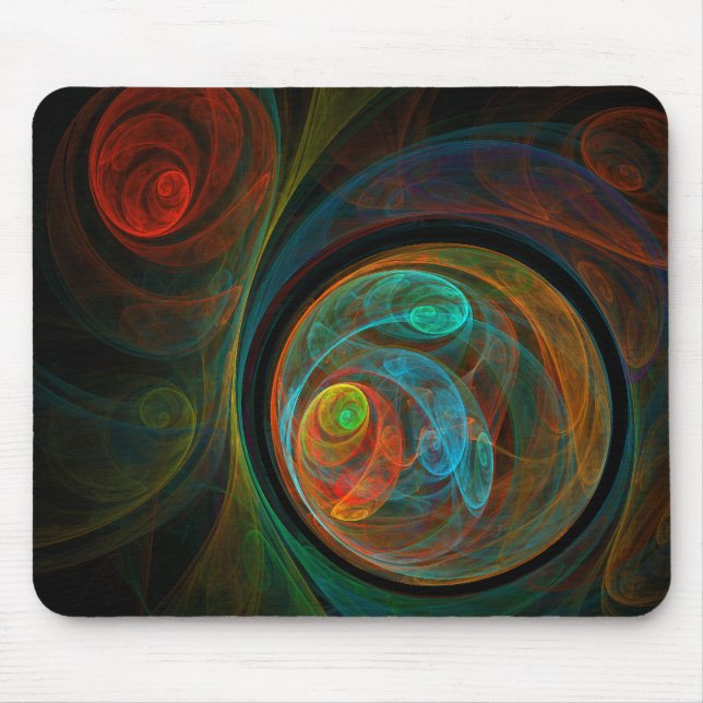 Reborn Abstrato Art Mousepad (Frente)