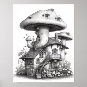 Recaxando Poster de Coloração de Paisagem